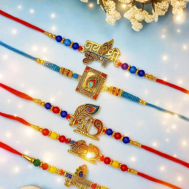 shree-krishna-rakhi-set-of-5