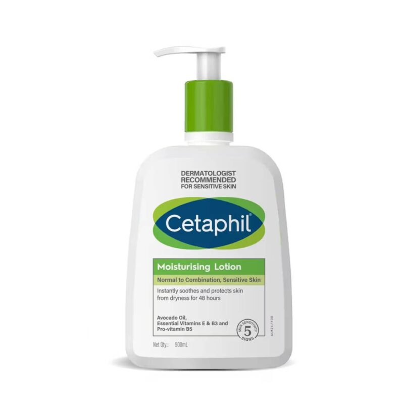 Cetaphil Moisturising Lotion For Dry To Normal Sensitive Skin (500ml)
