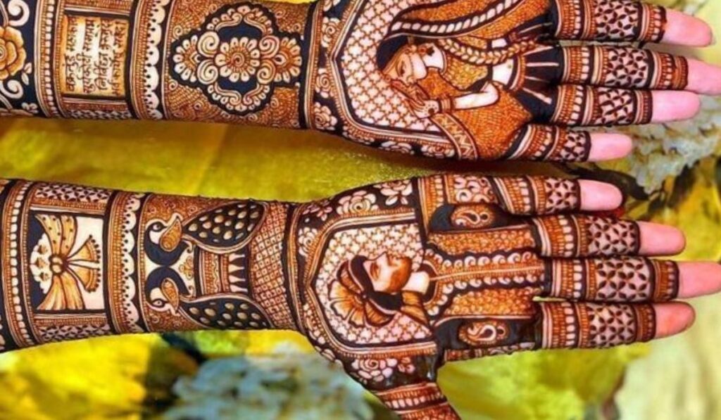 Arabic Mehndi Designs for Karwa Chauth