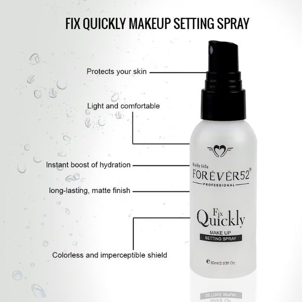 Forever52 Fix Quickly Makeup Setting Spray guide Forever52 Fix Quickly Makeup Setting Spray guide