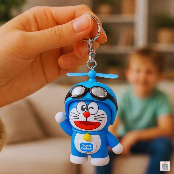 doraemon-multi-face-keyring