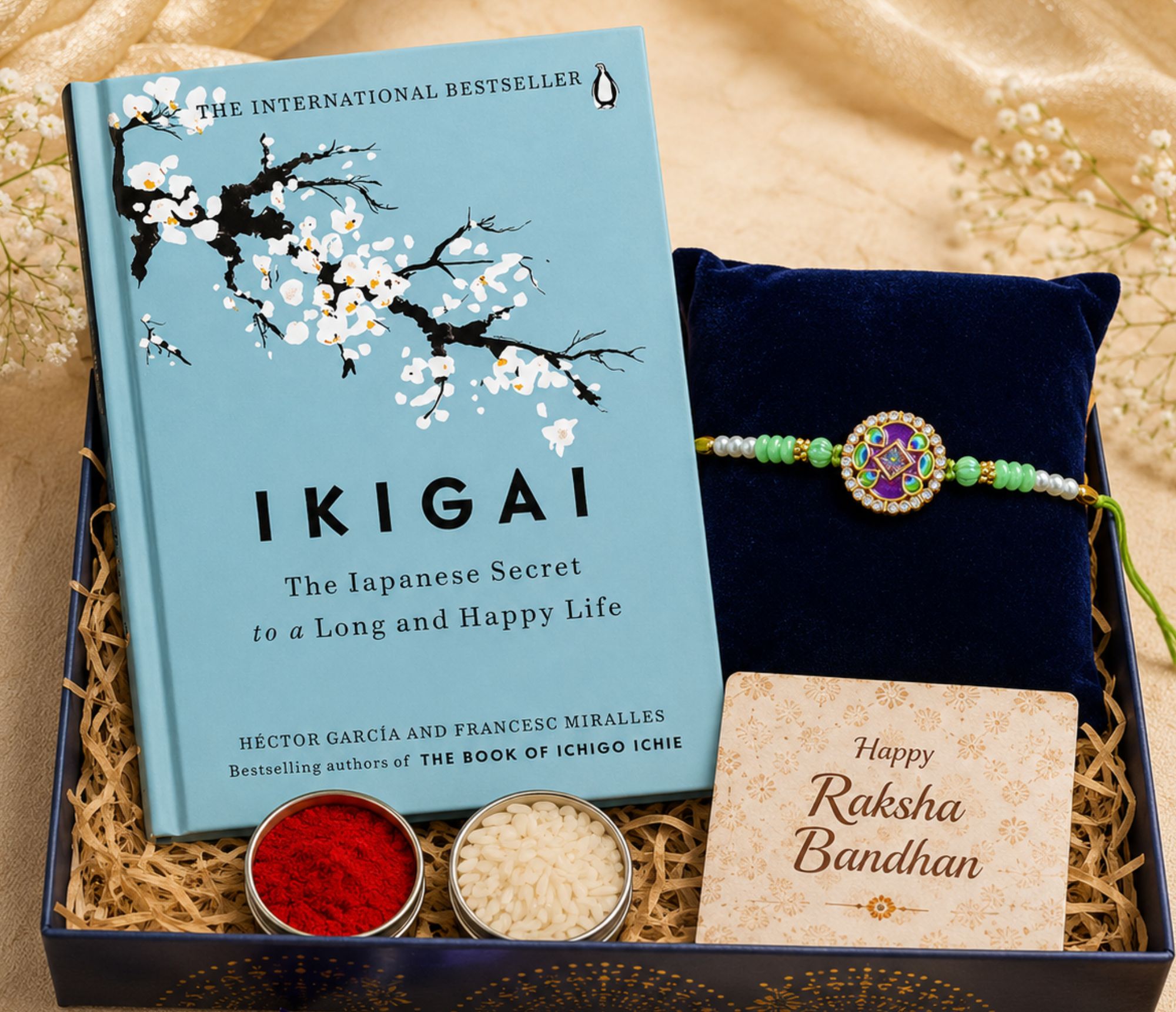 rakhi-with-ikigai-book